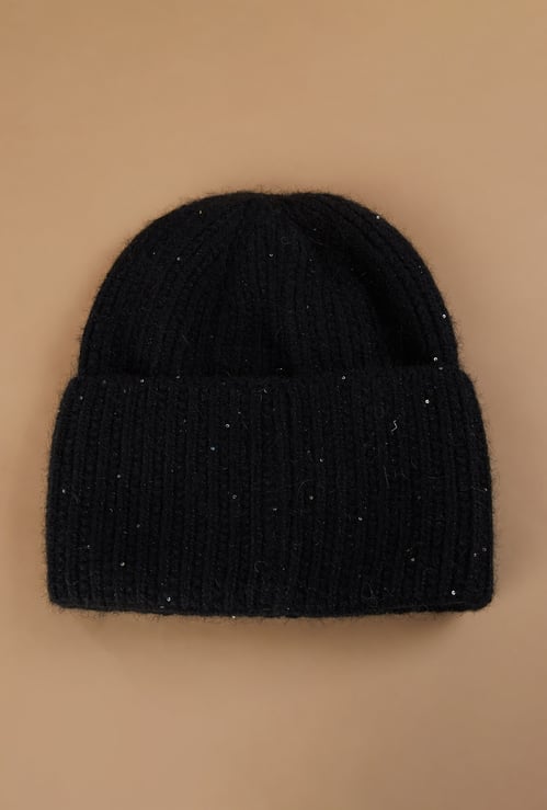 FAME FOREVER Woven Design Beanie