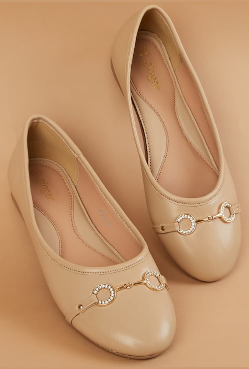 GINGER Embellished Ballerinas