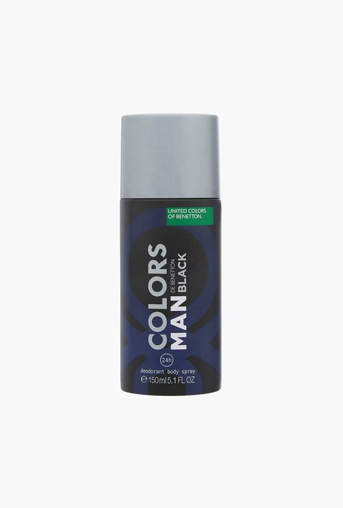 UNITED COLORS OF BENETTON Colors Black Deodorant Spray - 150ml