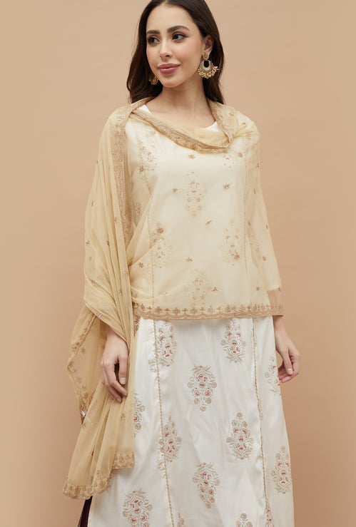 MELANGE Embroidered Dupatta