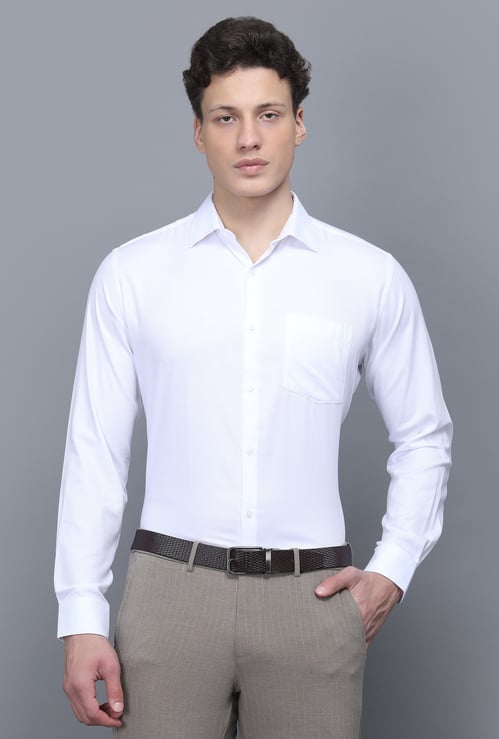 PARK AVENUE Textured Regular Fit Formal Shirt