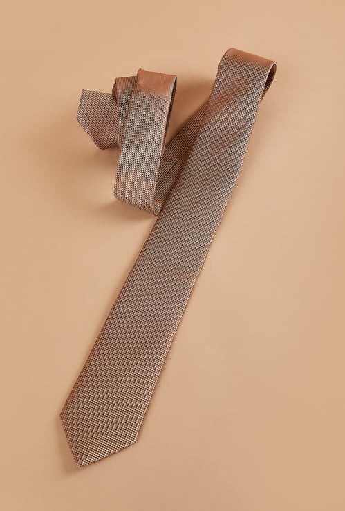 CODE Patterned Formal Tie