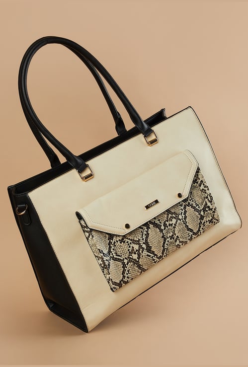 CODE Colourblocked Shoulder Bag