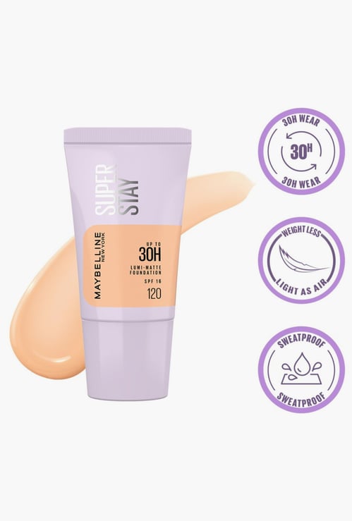 MAYBELLINE NEW YORK Super Stay Lumi Matte Liquid Foundation - 120 - 18ml
