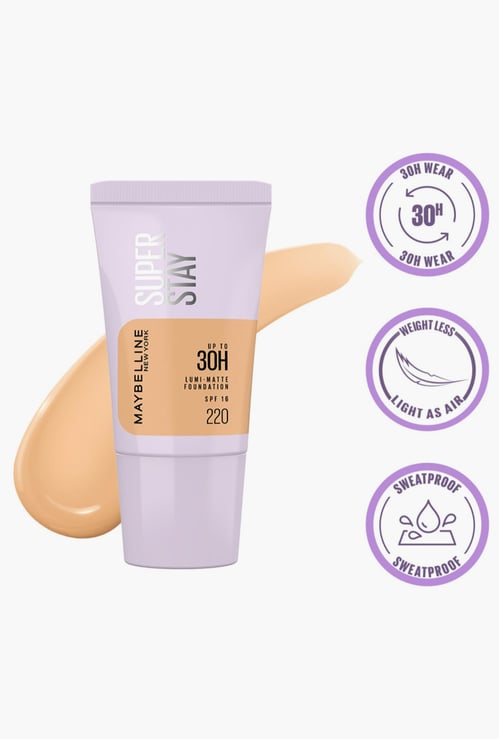 MAYBELLINE NEW YORK Super Stay Lumi Matte Liquid Foundation - 220 - 18ml