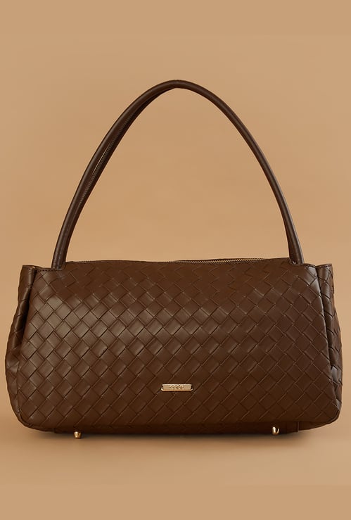 CODE Textured Shoulder Bag
