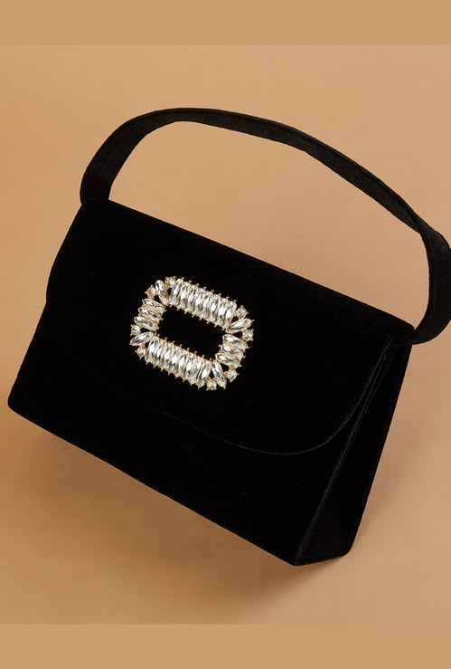 CODE Embellished Envelope Clutch