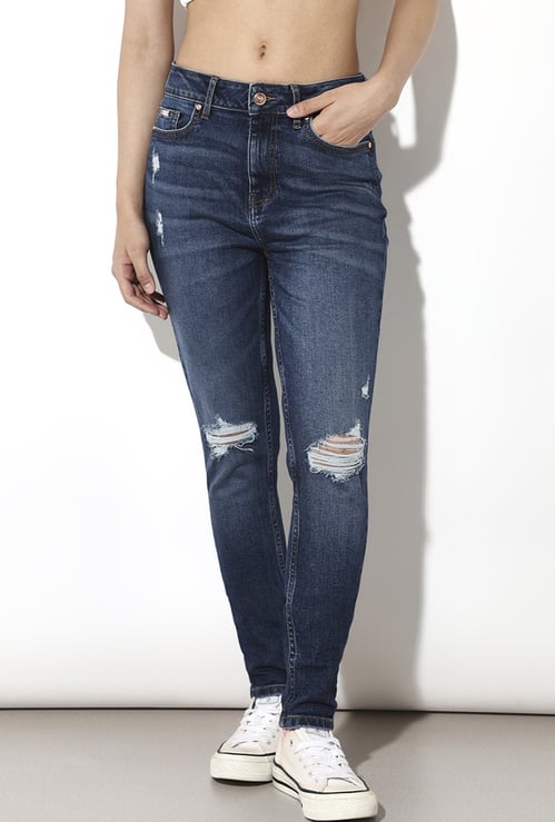 ONLY Distressed Skinny Fit Jeans