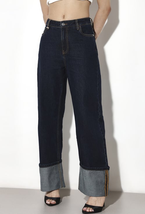 ONLY Darkwashed Straight Fit Jeans