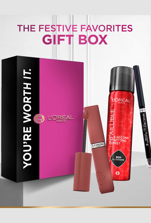 L'OREAL PARIS Worth It Festive Makeup Set