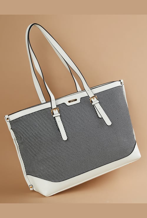 GINGER Striped Patterned Shoulder Bag