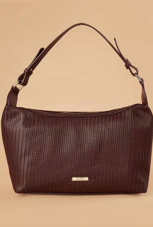 CODE Textured Shoulder Bag