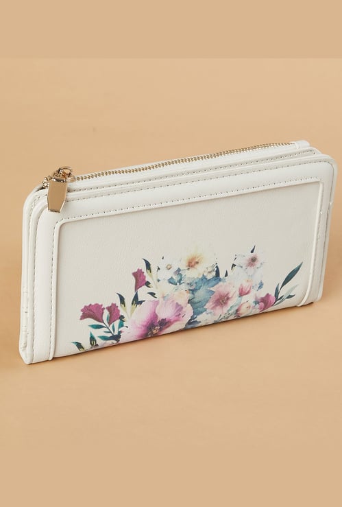 GINGER Floral Print Bi-Fold Wallet