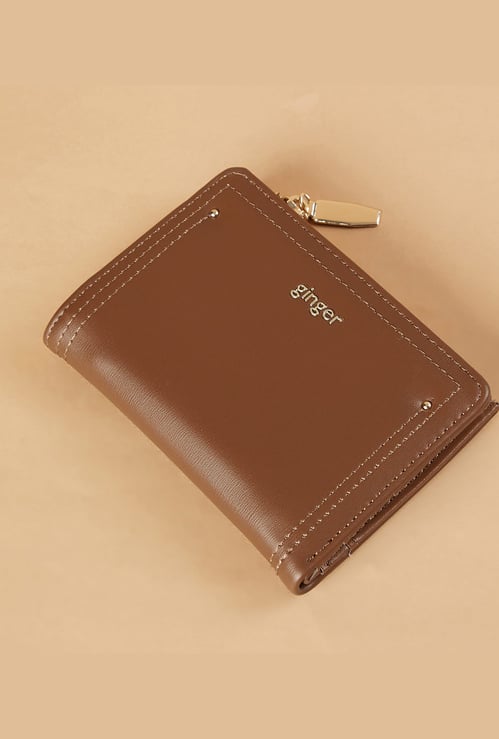 GINGER Solid Bi-Fold Wallet