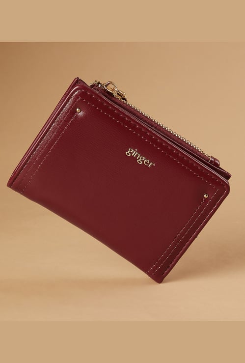 GINGER Solid Bi-Fold Wallet