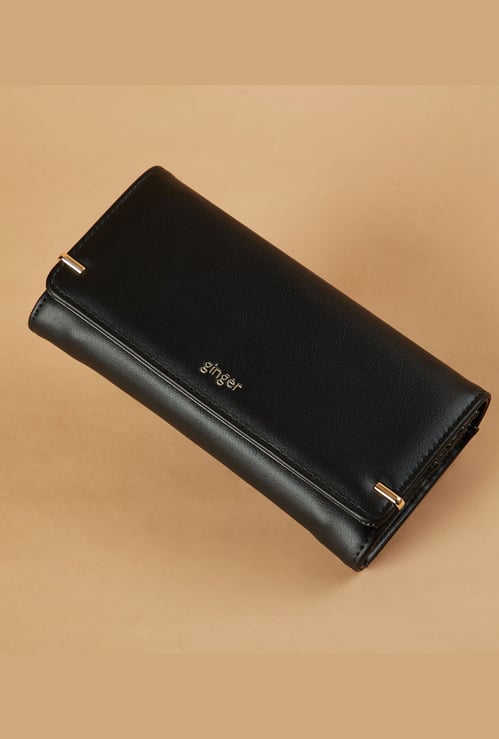 GINGER Solid Flap Wallet