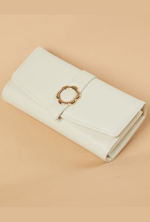 GINGER Textured Tri-Fold Wallet