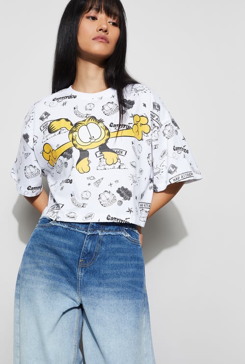GINGER Garfleid Graphic Print T-shirt