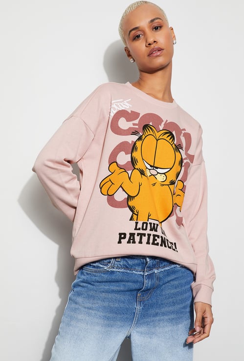 GINGER Garfield Full Sleeve Sweatshirt