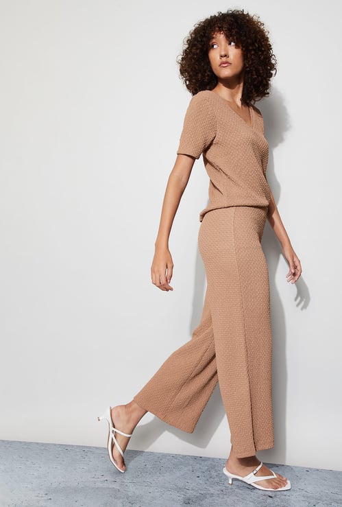CODE Textured Trousers