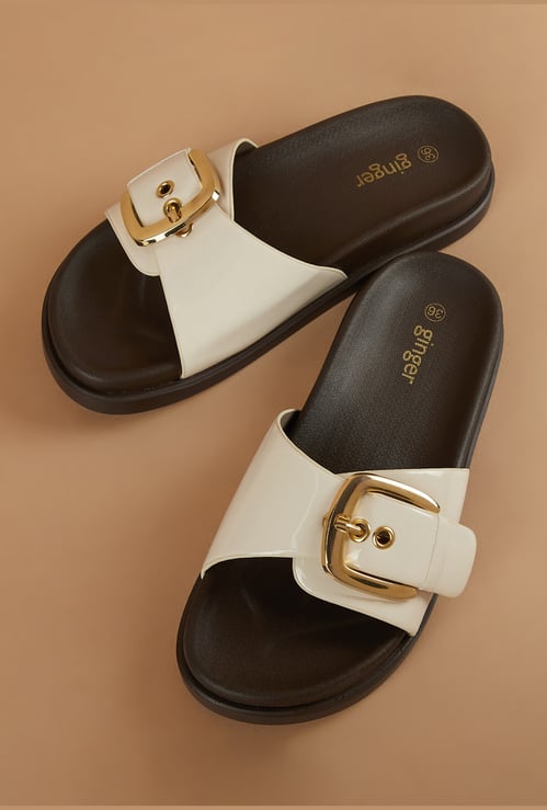 GINGER Buckle Detail Flats