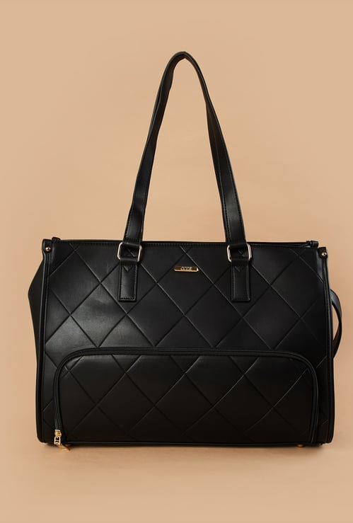 CODE Quilted Laptop Bag with Insulated Pocket