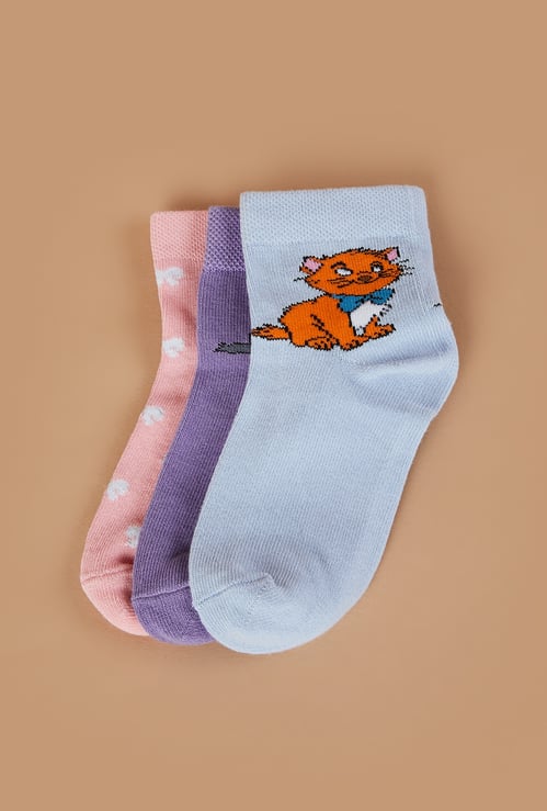 FAME FOREVER Patterned Crew Length Socks - Pack of 3
