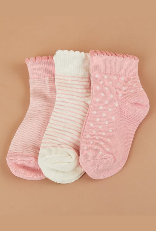 FAME FOREVER Knitted Bin Socks - Pack of 3