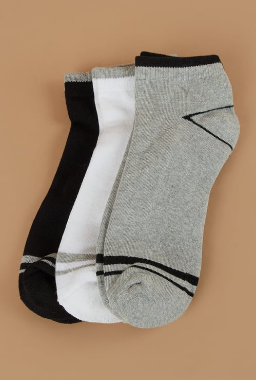 FORCA Knitted Ankle-Length Socks - Pack of 3