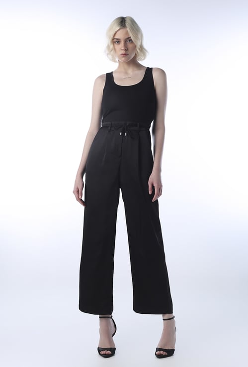 ONLY Pleated Straight Leg Jumpsuit