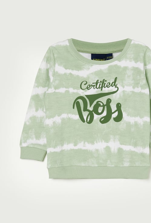 JUNIORS Boys Typographic Print Sweatshirt