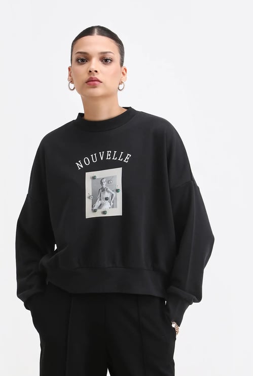 RAREISM Graphic Print Sweatshirt