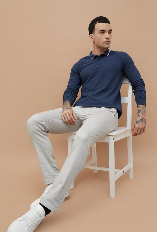 FAME FOREVER Polo T-shirt with Contrast Tipping