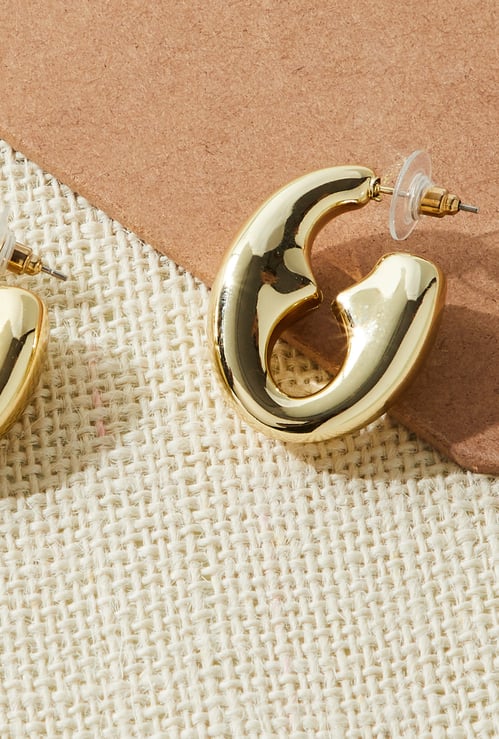GINGER Half Hoop Earrings