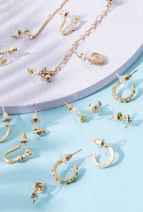 GINGER Assorted Earrings - Pack of 8