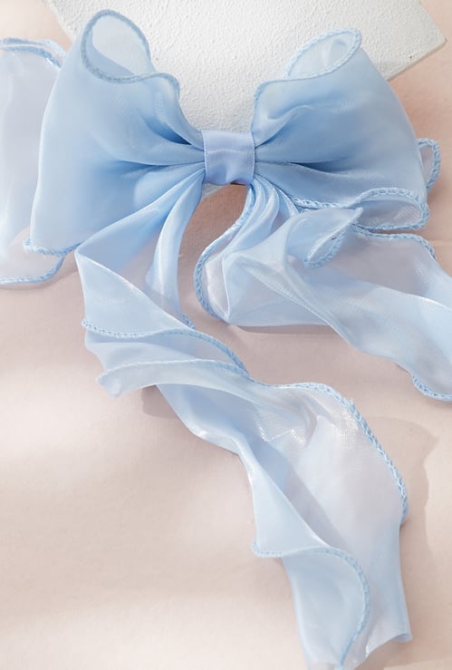 GINGER Bow French Barette Clip