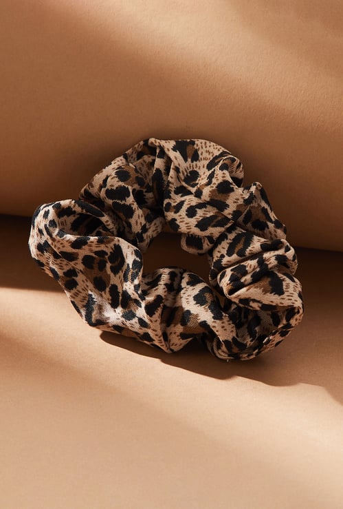 GINGER Animal Print Scrunchie