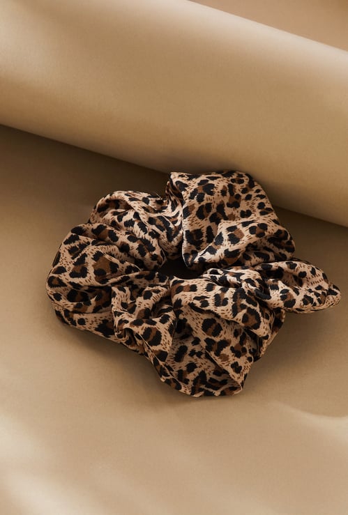 GINGER Animal Print Hair Scrunchie