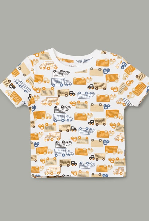 JUNIORS Boys Truck Print T-shirt