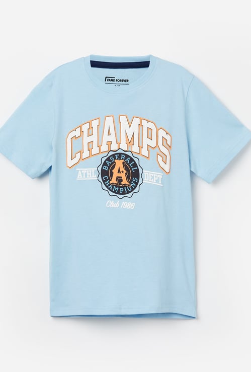FAME FOREVER Boys Graphic Print T-shirt