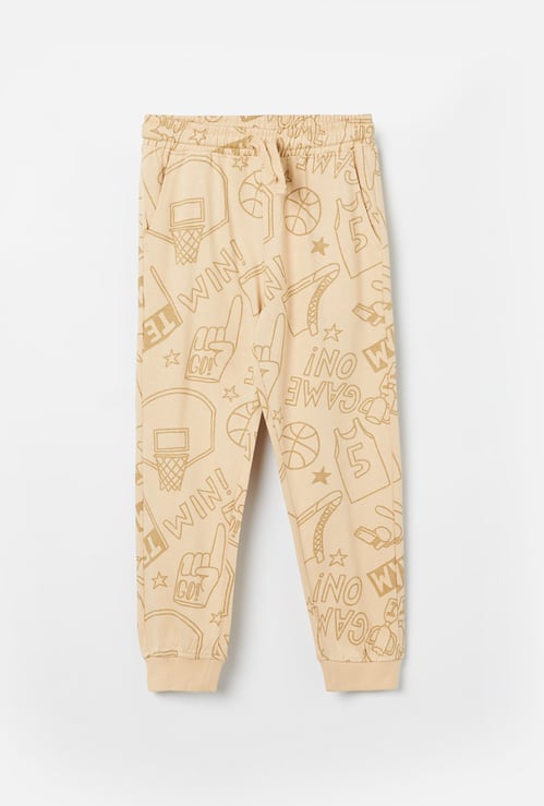 FAME FOREVER Graphic Printed Joggers