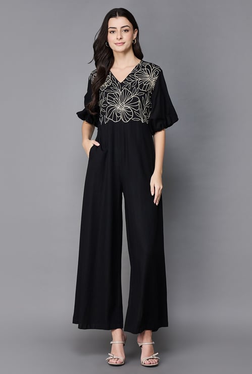 AND Embroidered Jumpsuit