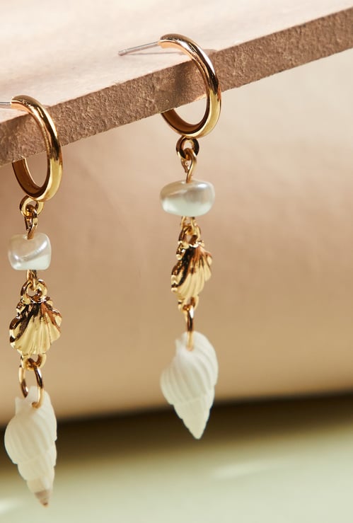 GINGER Embellished Drop Earrings
