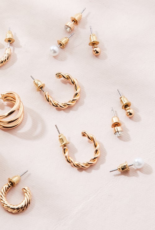 GINGER Assorted Earrings - Pack of 6