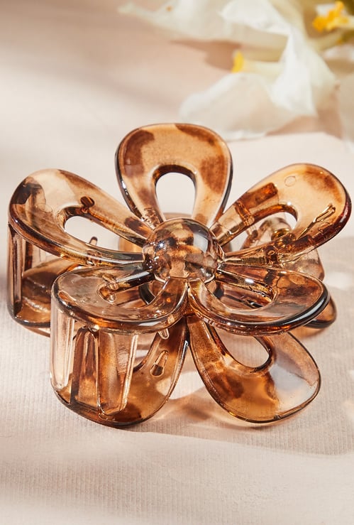GINGER Printed Floral Claw Clip