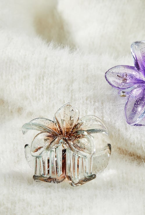 GINGER Flower-Shaped Clutchers - Pack of 2