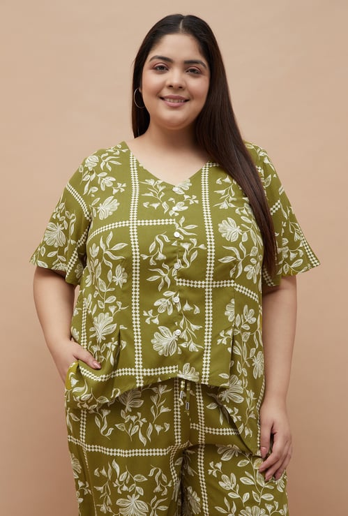 NEXUS Floral Print Top