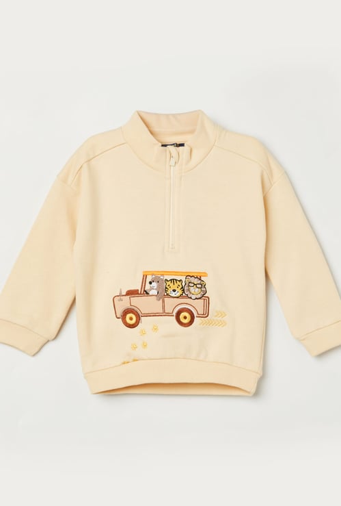 JUNIORS Boys Embroidered Sweatshirt