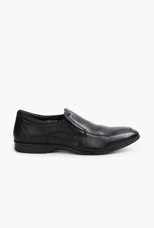 LOUIS PHILIPPE Leather Slip-On Shoes