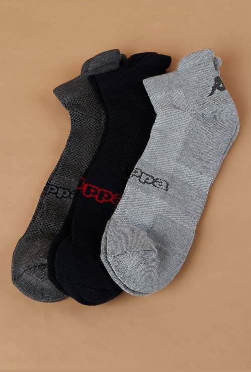 KAPPA Patterned Ankle-Length Socks - Pack of 3